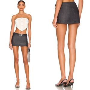 EB Denim Dark Blue Mini Skirt